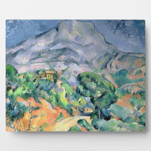 Paul Cezanne  Mont Sainte_Victoire 1900 Plaque