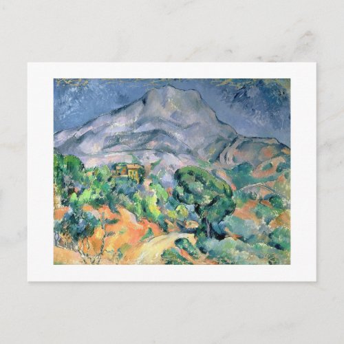 Paul Cezanne  Mont Sainte_Victoire 1900 Postcard