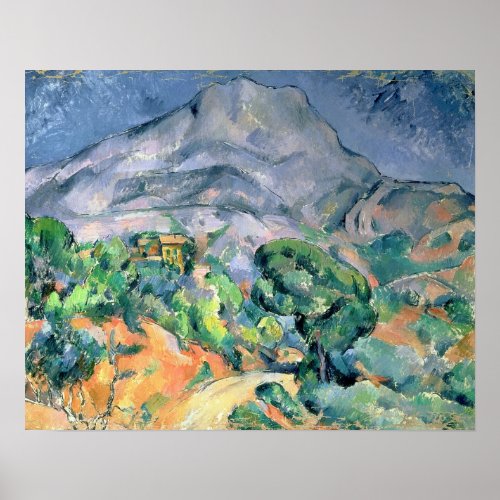 Paul Cezanne  Mont Sainte_Victoire 1900 Poster