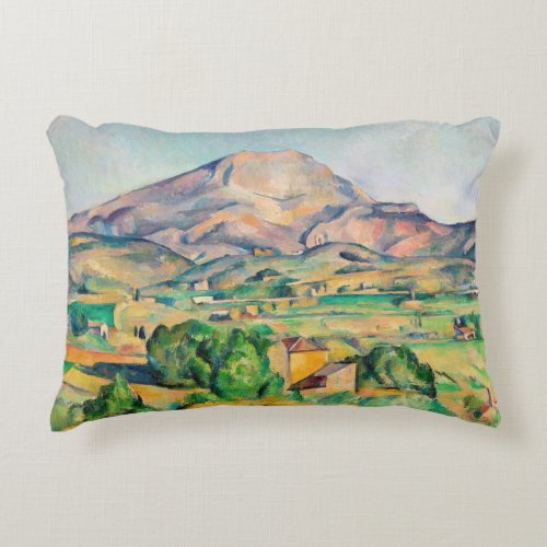 Paul Cezanne _ Mont Sainte_Victoire Accent Pillow