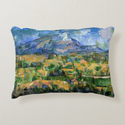 Paul Cezanne _ Mont Sainte_Victoire Accent Pillow