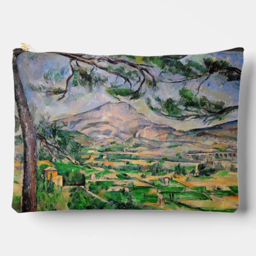 Paul Cezanne _ Mont Sainte_Victoire and Large Pine Accessory Pouch