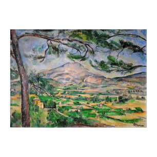 Paul Cezanne - Mont Sainte-Victoire and Large Pine Acrylic Print