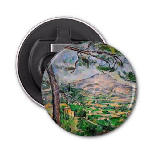 Paul Cezanne _ Mont Sainte_Victoire and Large Pine Bottle Opener