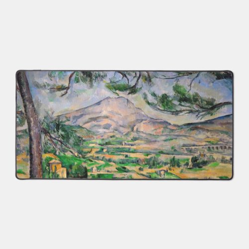 Paul Cezanne _ Mont Sainte_Victoire and Large Pine Desk Mat