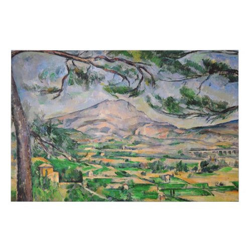 Paul Cezanne _ Mont Sainte_Victoire and Large Pine Faux Canvas Print