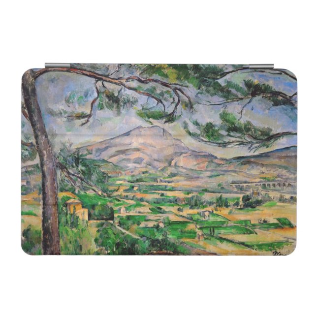 Paul Cezanne - Mont Sainte-Victoire and Large Pine iPad Mini Cover (Horizontal)