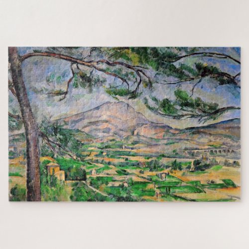 Paul Cezanne _ Mont Sainte_Victoire and Large Pine Jigsaw Puzzle