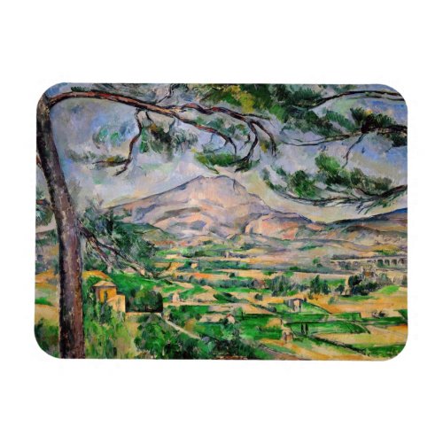 Paul Cezanne _ Mont Sainte_Victoire and Large Pine Magnet