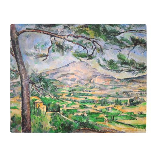 Paul Cezanne _ Mont Sainte_Victoire and Large Pine Metal Print