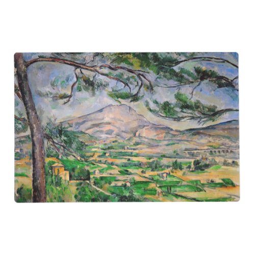 Paul Cezanne _ Mont Sainte_Victoire and Large Pine Placemat