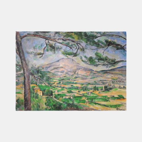 Paul Cezanne _ Mont Sainte_Victoire and Large Pine Rug