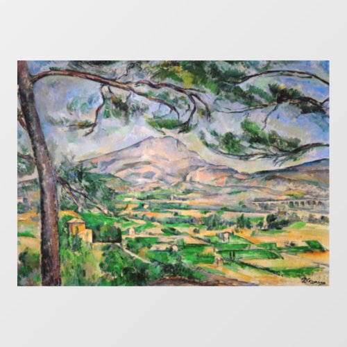 Paul Cezanne _ Mont Sainte_Victoire and Large Pine Wall Decal