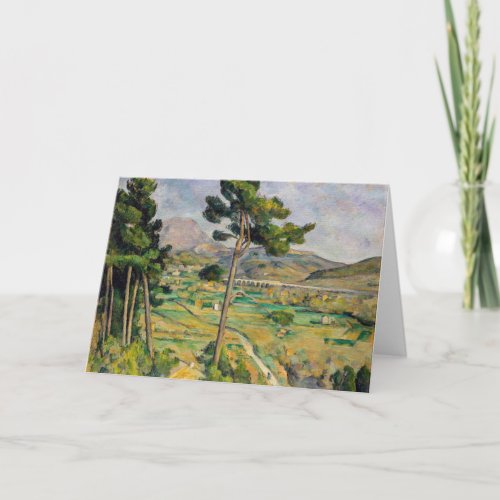 Paul Cezanne _ Mont Sainte_Victoire and Viaduct Card
