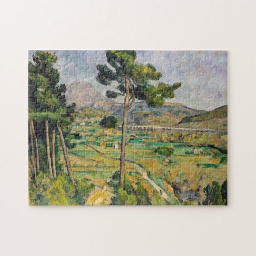Paul Cezanne _ Mont Sainte_Victoire and Viaduct Jigsaw Puzzle