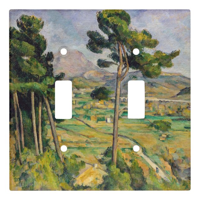 Paul Cezanne - Mont Sainte-Victoire and Viaduct Light Switch Cover (Front)