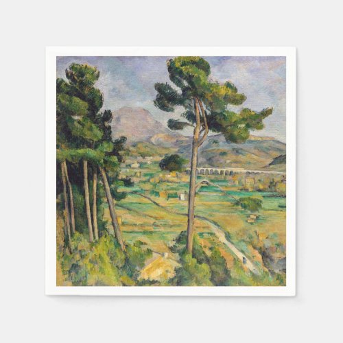 Paul Cezanne _ Mont Sainte_Victoire and Viaduct Napkins