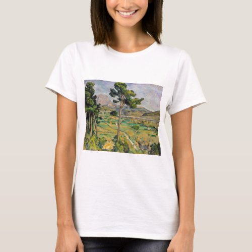 Paul Cezanne _ Mont Sainte_Victoire and Viaduct T_Shirt