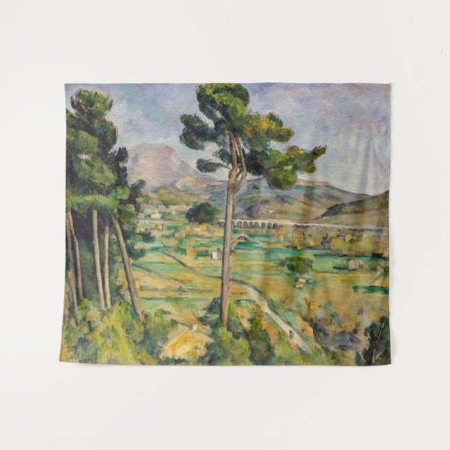 Paul Cezanne - Mont Sainte-Victoire and Viaduct Tapestry (Front (Horizontal))