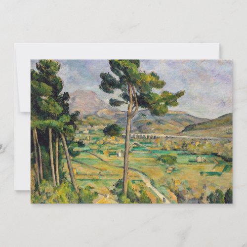 Paul Cezanne _ Mont Sainte_Victoire and Viaduct  Thank You Card