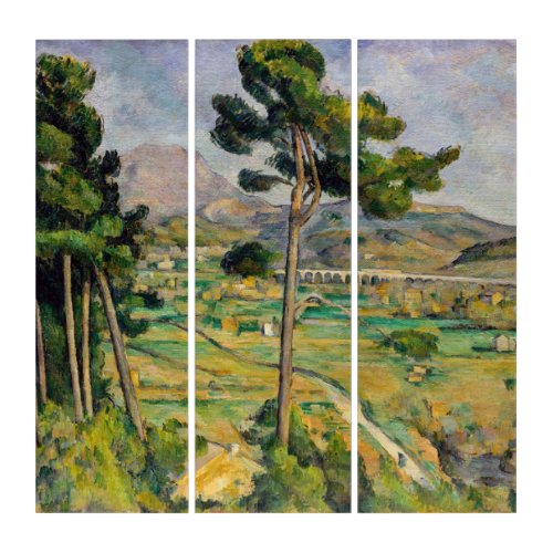 Paul Cezanne _ Mont Sainte_Victoire and Viaduct Triptych