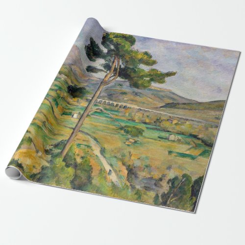 Paul Cezanne _ Mont Sainte_Victoire and Viaduct Wrapping Paper
