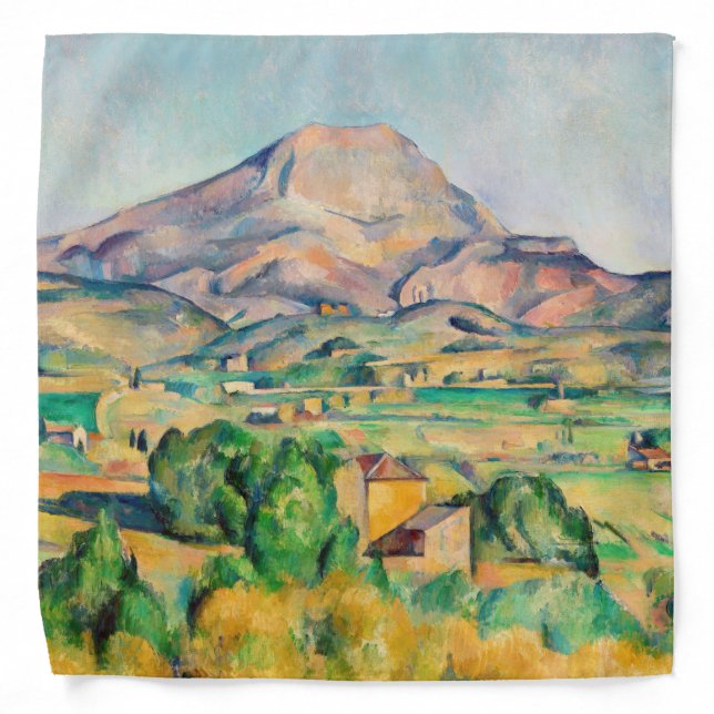Paul Cezanne - Mont Sainte-Victoire Bandana (Front)