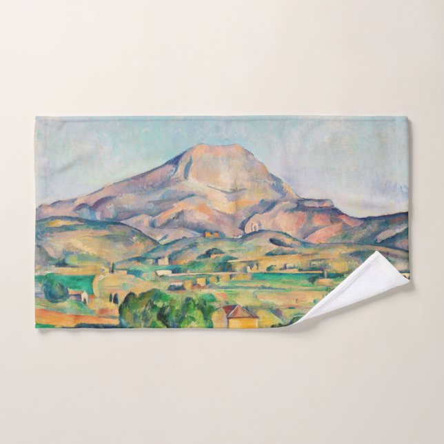 Paul Cezanne - Mont Sainte-Victoire Bath Towel Set (Hand Towel)