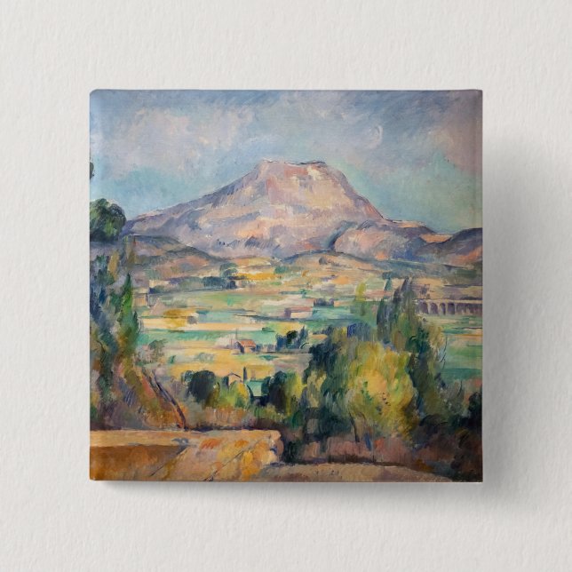 Paul Cezanne - Mont Sainte-Victoire Button (Front)