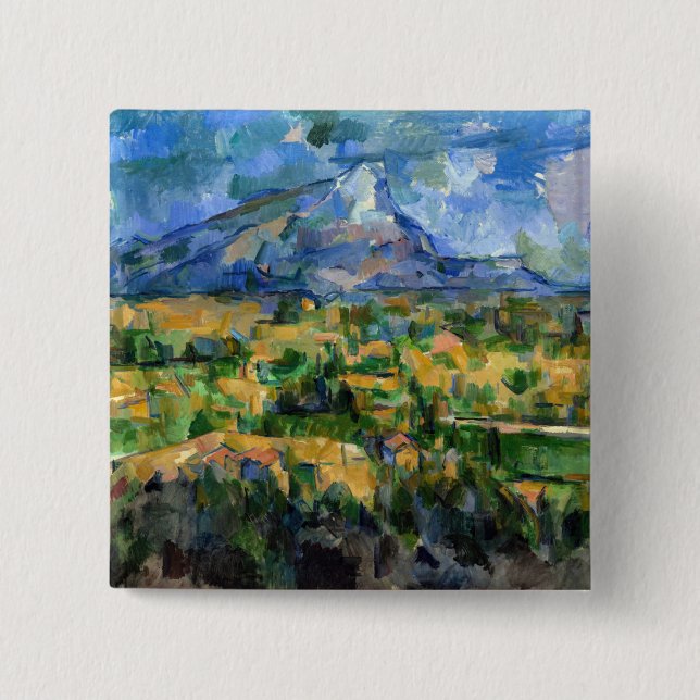 Paul Cezanne - Mont Sainte-Victoire Button (Front)