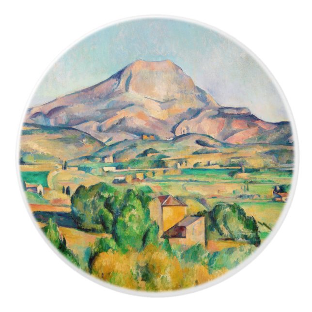 Paul Cezanne - Mont Sainte-Victoire  Ceramic Knob (Front)