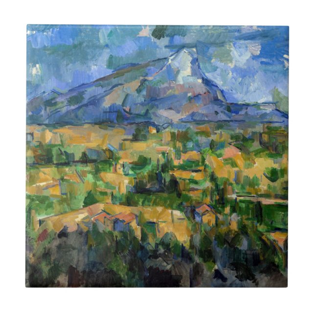 Paul Cezanne - Mont Sainte-Victoire Ceramic Tile (Front)