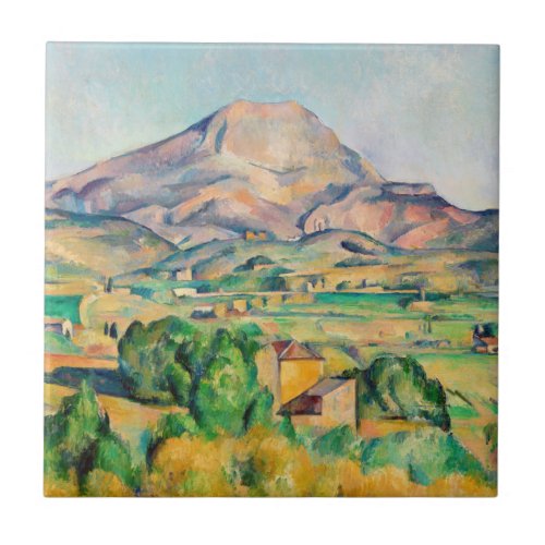 Paul Cezanne _ Mont Sainte_Victoire Ceramic Tile