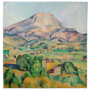 Paul Cezanne - Mont Sainte-Victoire Cloth Napkin