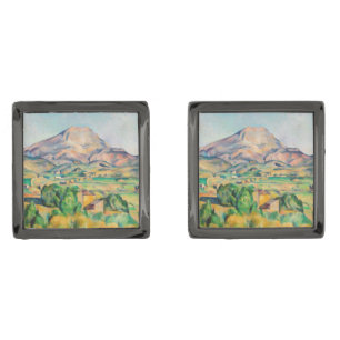 Paul Cezanne - Mont Sainte-Victoire Cufflinks