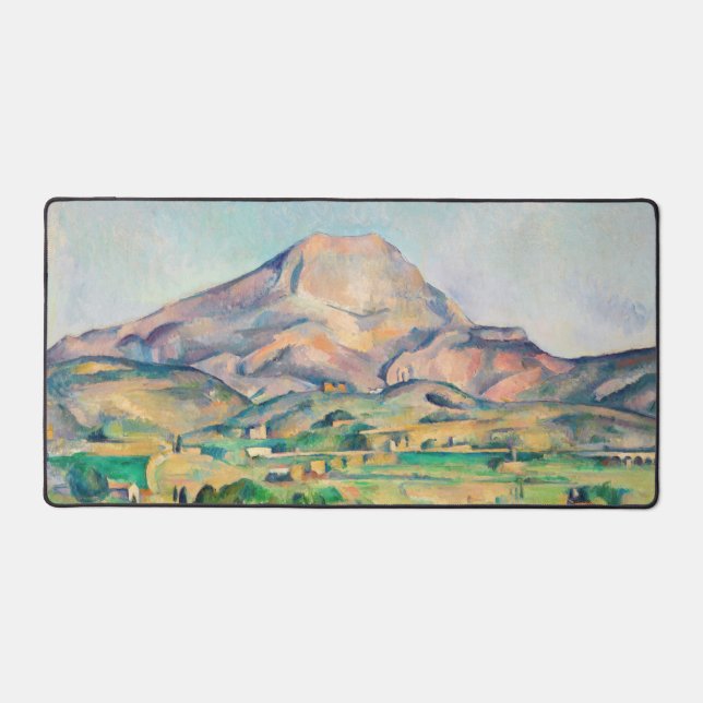 Paul Cezanne - Mont Sainte-Victoire Desk Mat (Front)