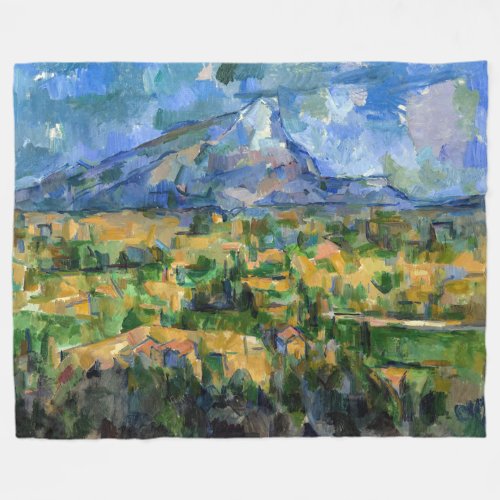 Paul Cezanne _ Mont Sainte_Victoire Fleece Blanket