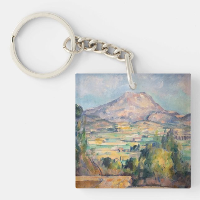 Paul Cezanne - Mont Sainte-Victoire Keychain (Front)