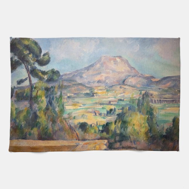 Paul Cezanne - Mont Sainte-Victoire Kitchen Towel (Horizontal)