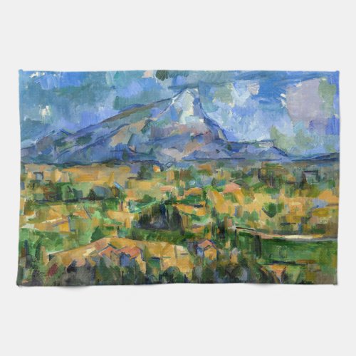 Paul Cezanne _ Mont Sainte_Victoire Kitchen Towel