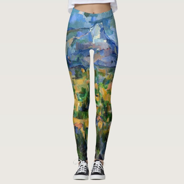 Paul Cezanne - Mont Sainte-Victoire Leggings (Front)