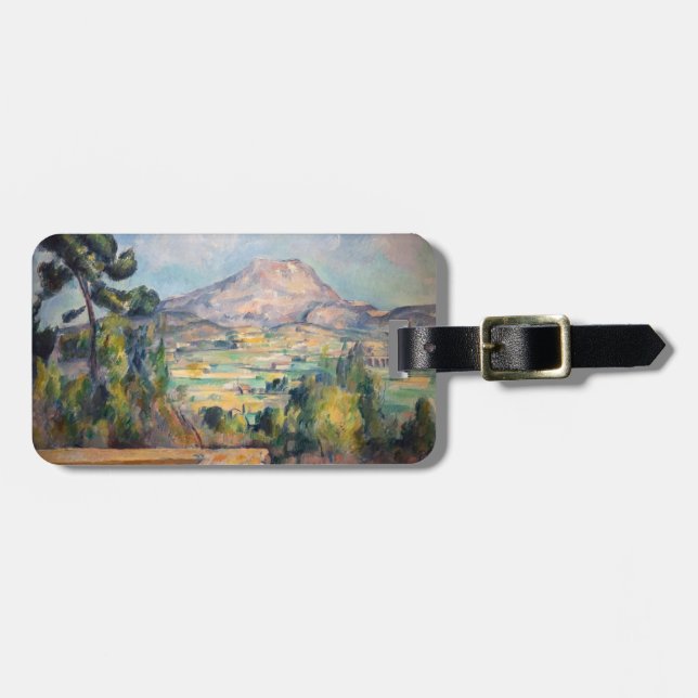 Paul Cezanne - Mont Sainte-Victoire Luggage Tag (Front Horizontal)