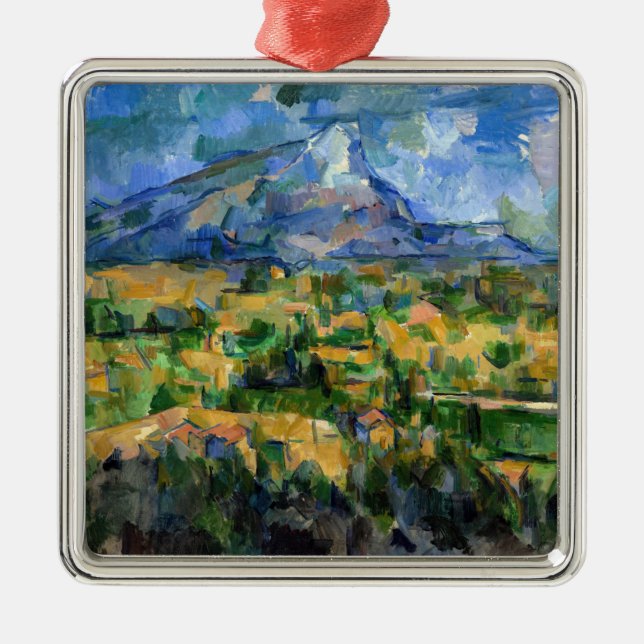 Paul Cezanne - Mont Sainte-Victoire Metal Ornament (Front)