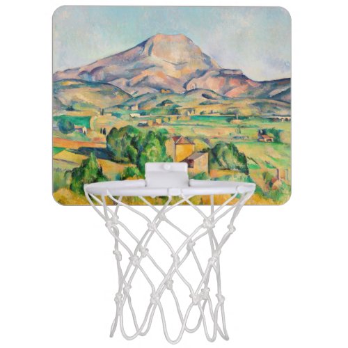 Paul Cezanne _ Mont Sainte_Victoire Mini Basketball Hoop