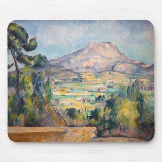 Paul Cezanne - Mont Sainte-Victoire Mouse Pad (Front)