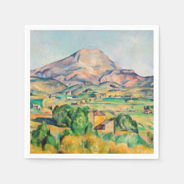 Paul Cezanne - Mont Sainte-Victoire Napkins (Front)
