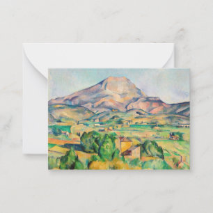 Paul Cezanne - Mont Sainte-Victoire Note Card