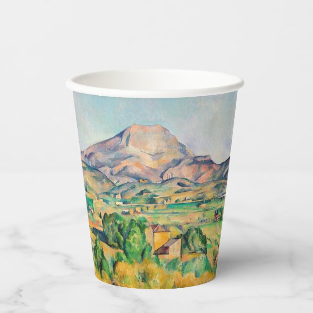 Paul Cezanne - Mont Sainte-Victoire Paper Cups (Front)