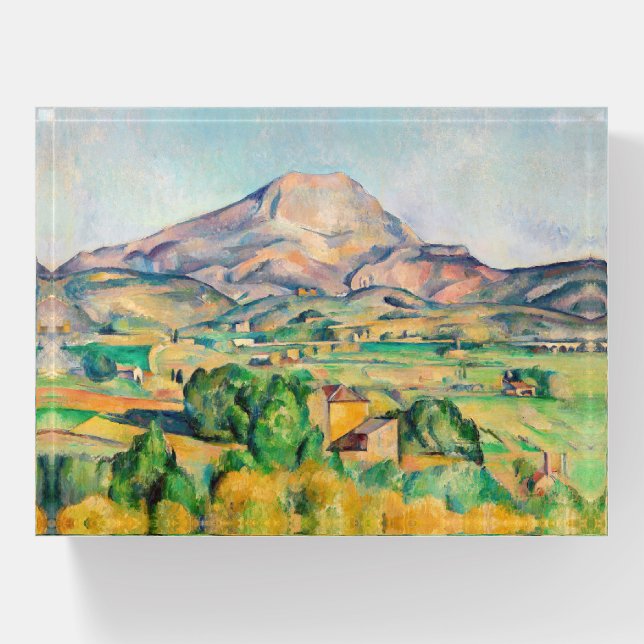 Paul Cezanne - Mont Sainte-Victoire Paperweight (Front)