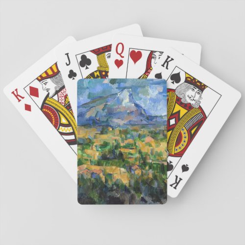 Paul Cezanne _ Mont Sainte_Victoire Playing Cards